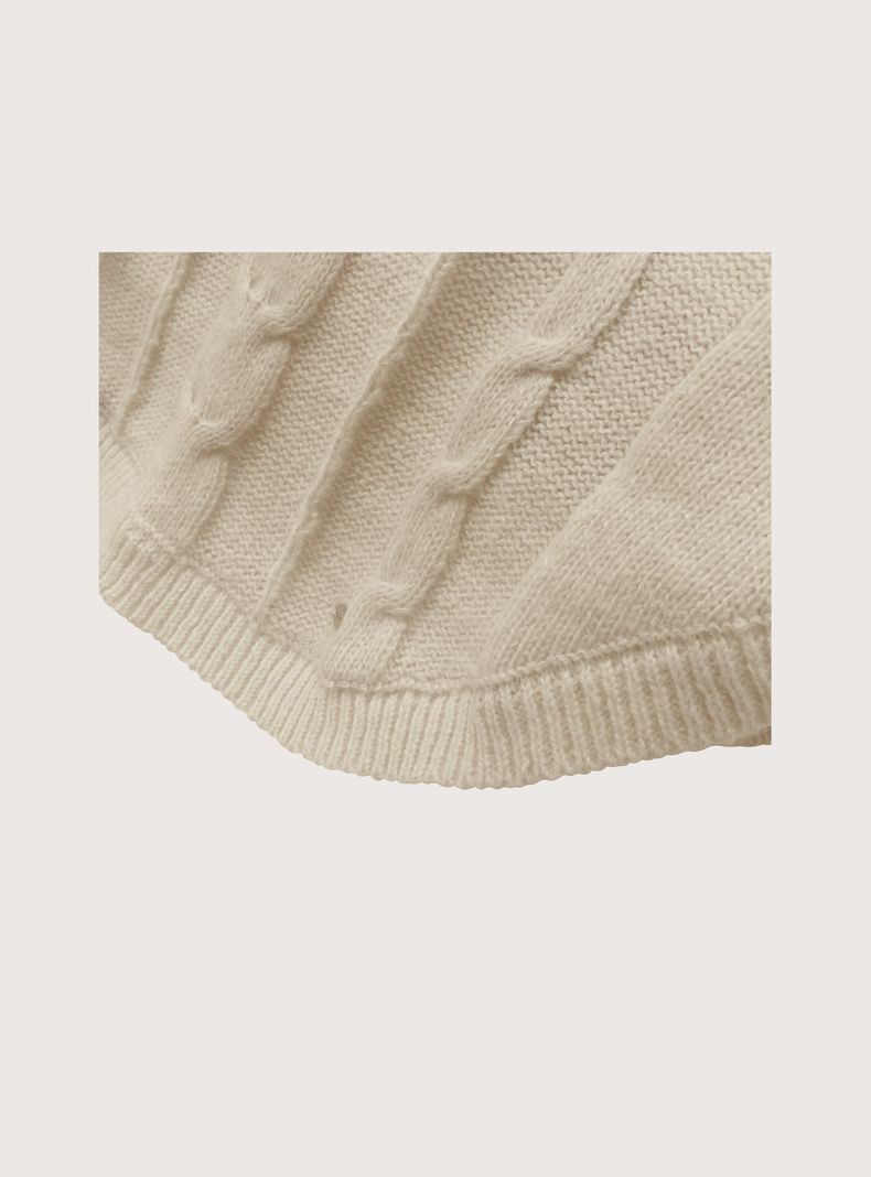 Poncho Niña Beige 40171 Opaline-3