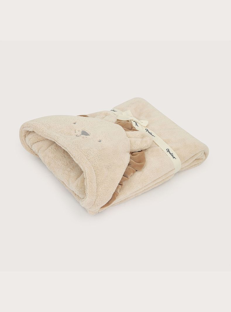 Capa De Bano De Leon Nino Beige