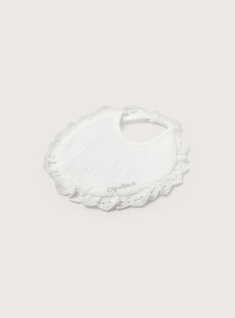 Babero Niña Blanco 39742 Opaline-0