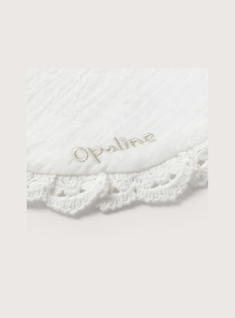 Babero Niña Blanco 39742 Opaline-1