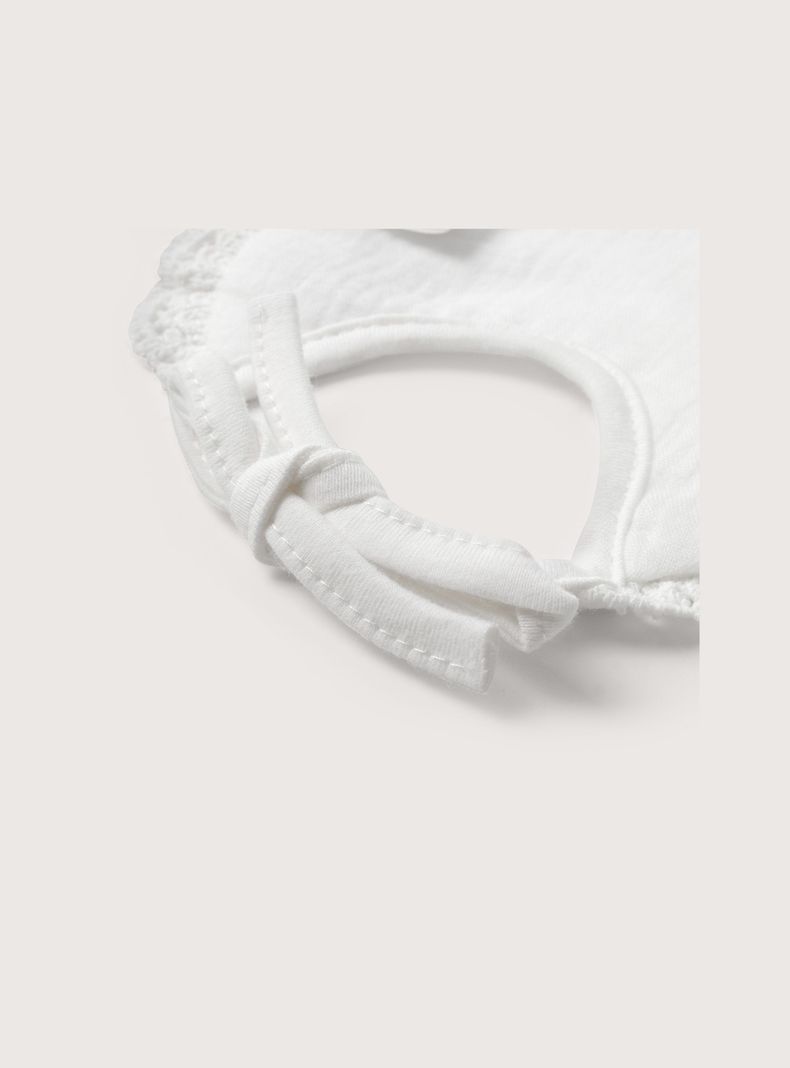 Babero Niña Blanco 39742 Opaline-3