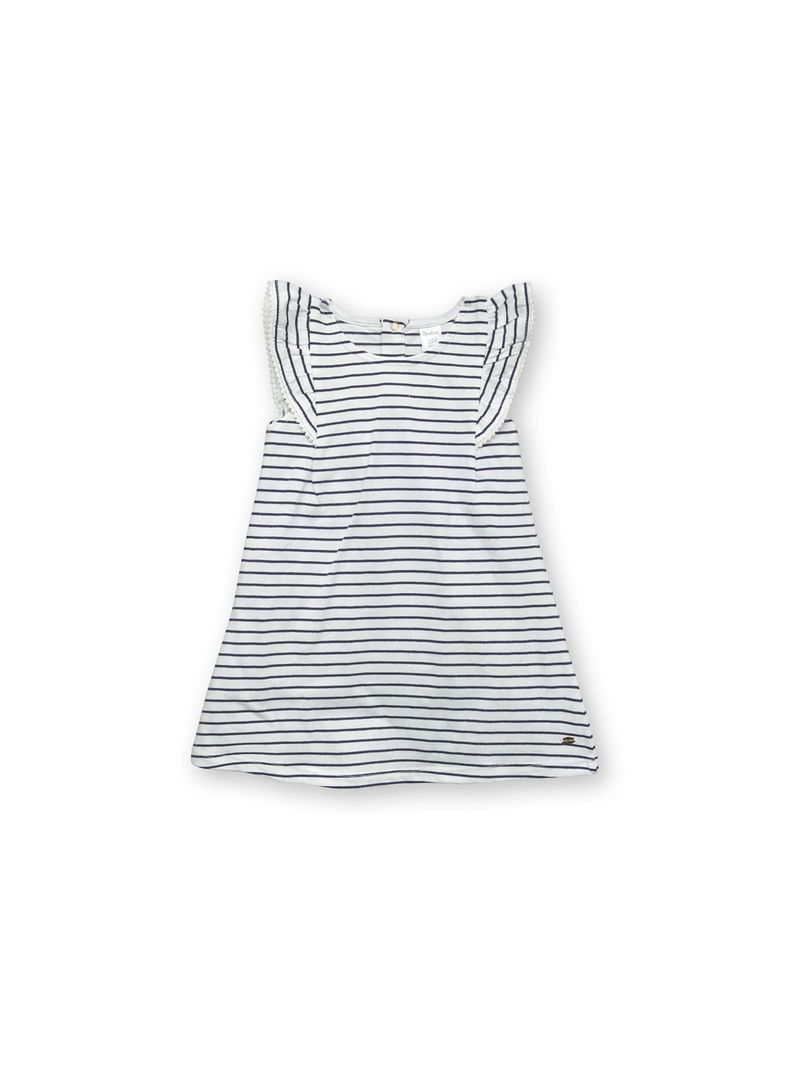 Vestido De Niña Vuelos Esencial Azul (6M A 4A) Opaline-0