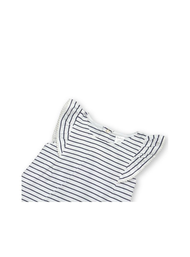 Vestido De Niña Vuelos Esencial Azul (6M A 4A) Opaline-2