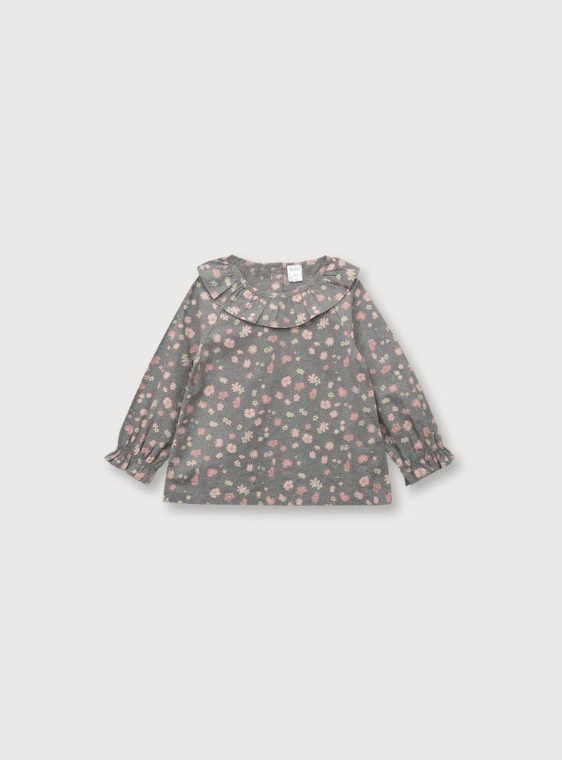 Blusa Niña Gris (6M A 4A) Opaline-0