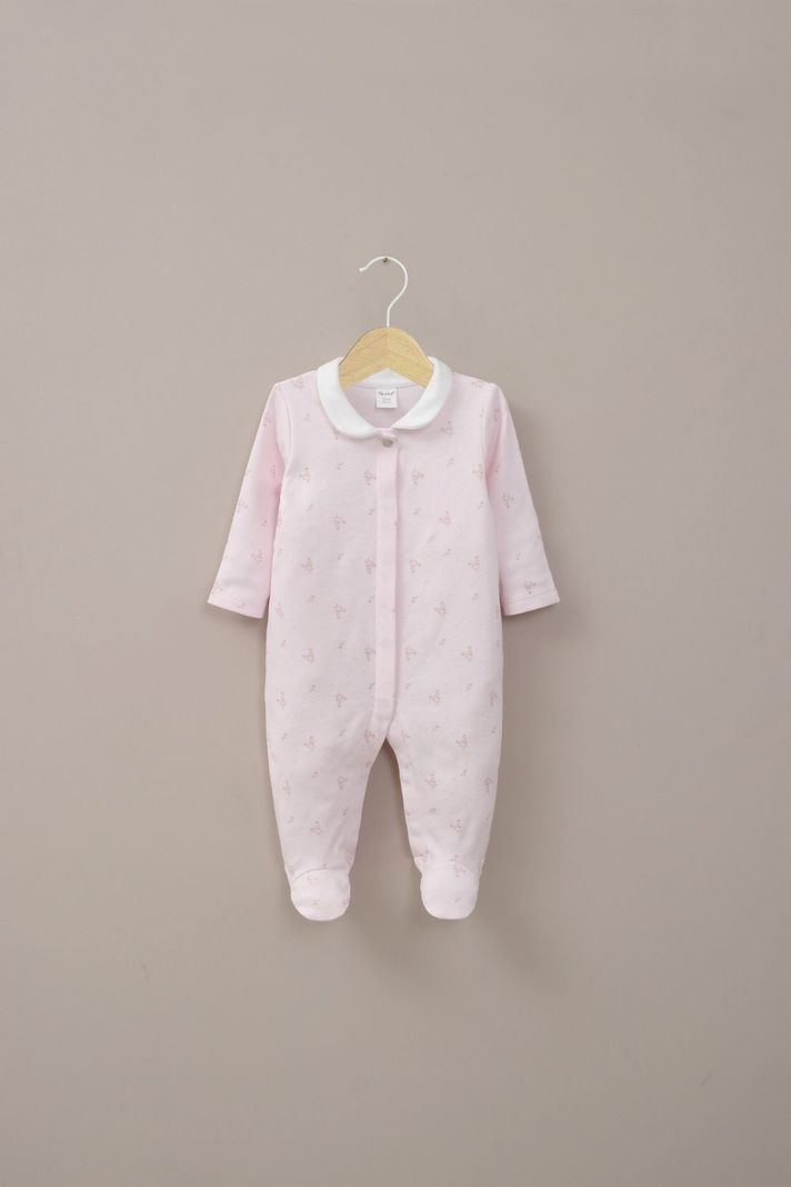 Osito rosado estampado de bebé niña Opaline