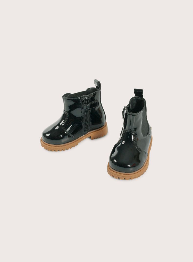 Bootie Niña Negro 40031 Opaline-3