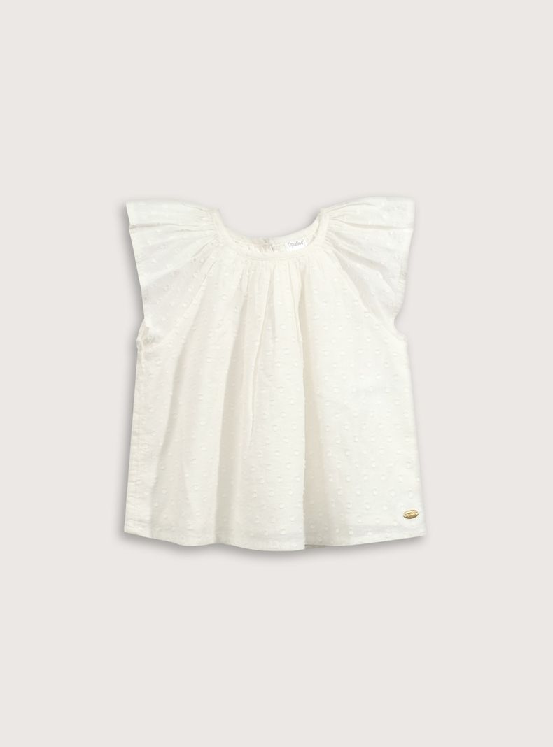Blusa Niña Blanco 39507 Opaline-0