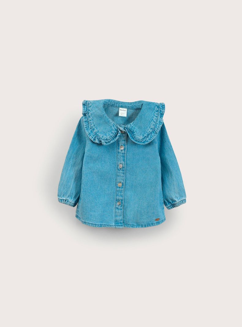 Blusa Niña Azul 40084 Opaline-0