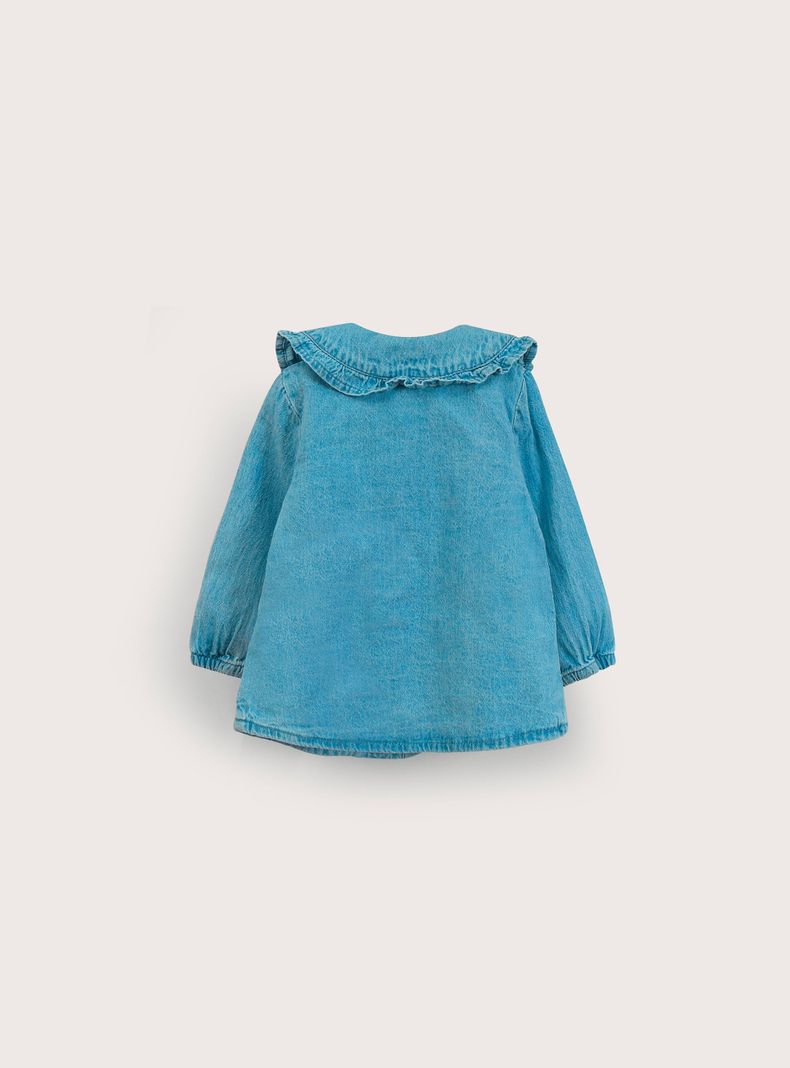 Blusa Niña Azul 40084 Opaline-1