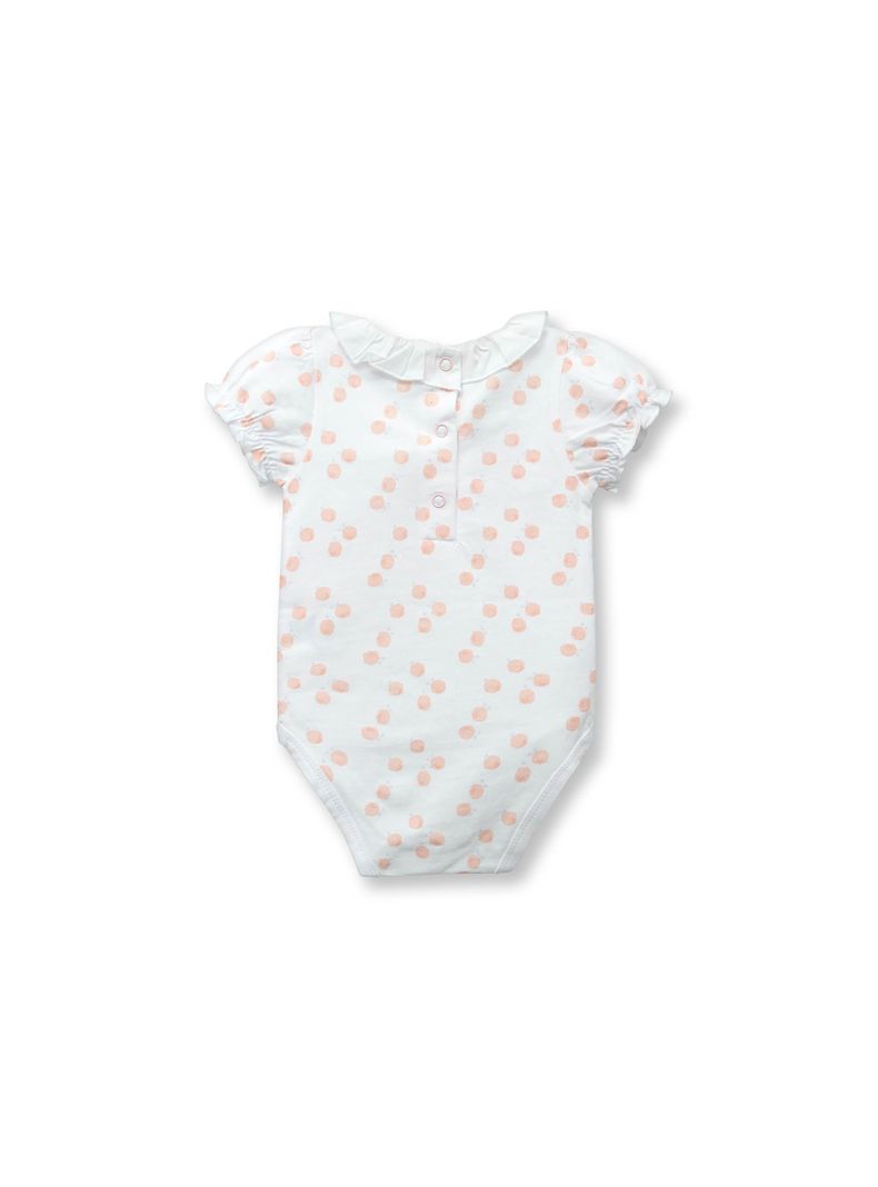 Body De Bebé Manguita Globo Damasco (Rn A 9 Meses) Opaline-1
