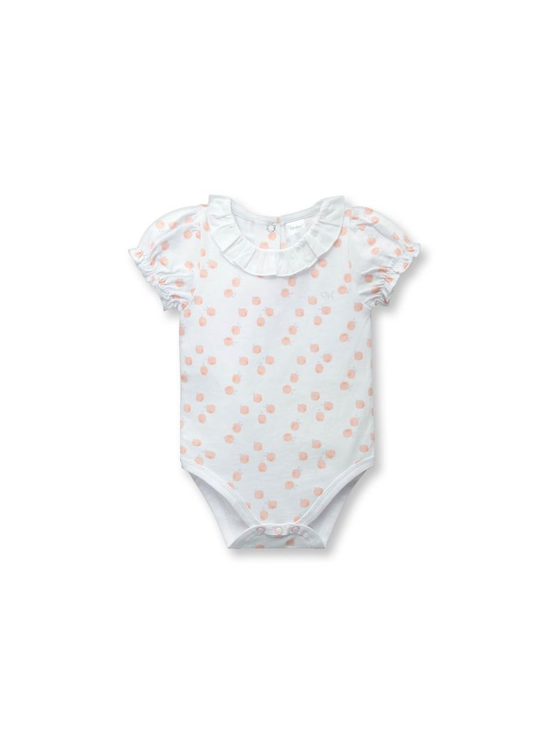Body De Bebé Manguita Globo Damasco (Rn A 9 Meses) Opaline-0
