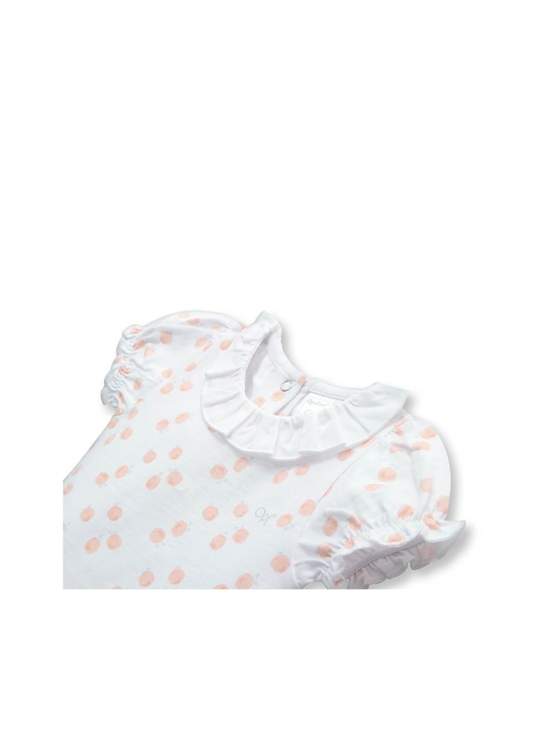 Body De Bebé Manguita Globo Damasco (Rn A 9 Meses) Opaline-2