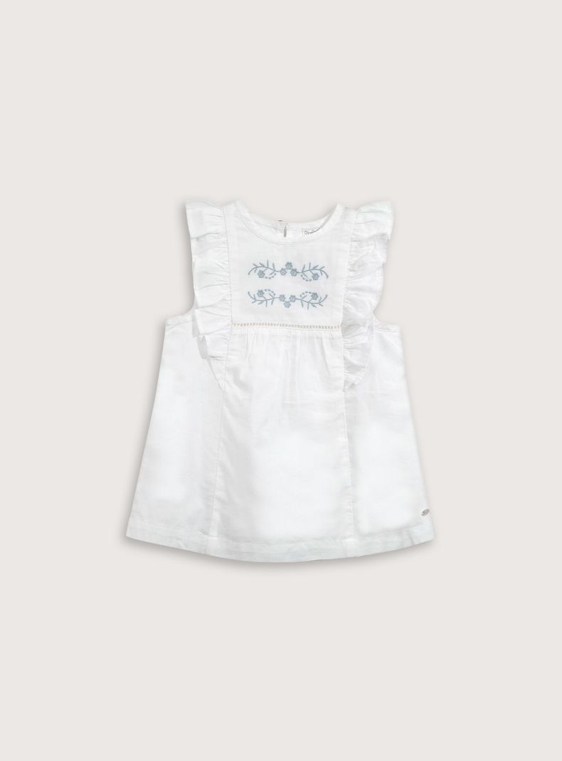 Vestido Niña Blanco 39625 Opaline-0