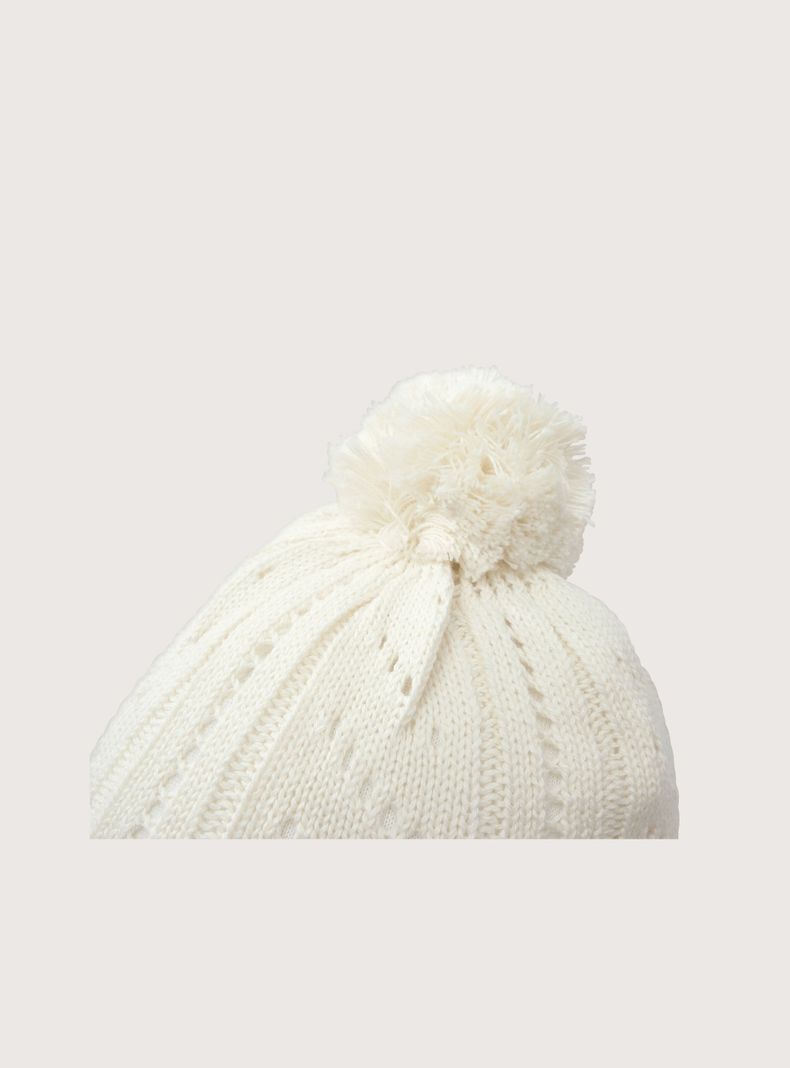 Gorro Bebe Niña Blanco 38822 OPALINE-1