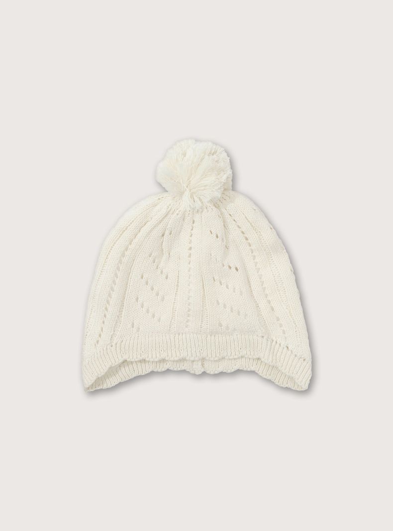 Gorro Bebe Niña Blanco 38822 OPALINE-2