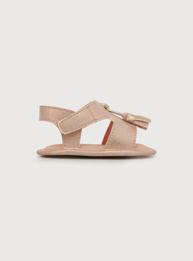 Sandalia De Niña Metalizada Rosado (14 A 18) Opaline-1
