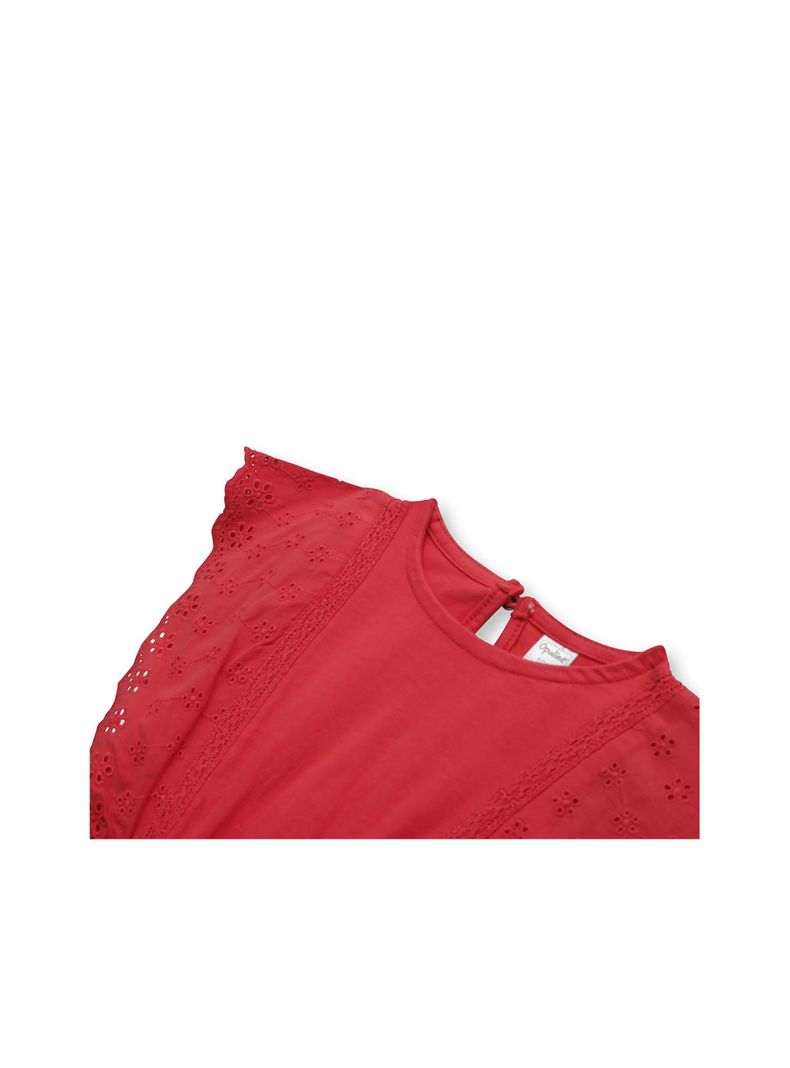 Vestido Niña Rojo (6M A 4A) Opaline-2