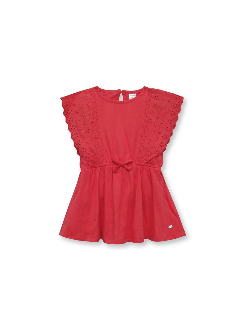 Vestido Niña Rojo (6M A 4A) Opaline-0