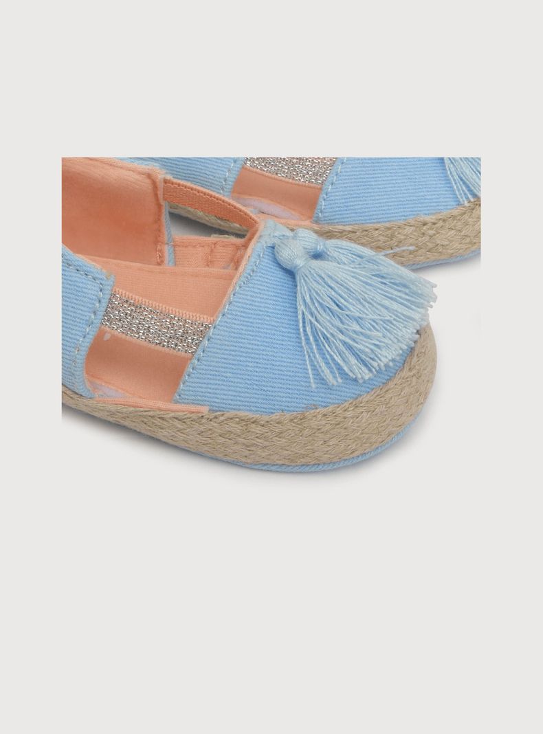 Alpargata Niña Celeste (14 a 18) OPALINE-4