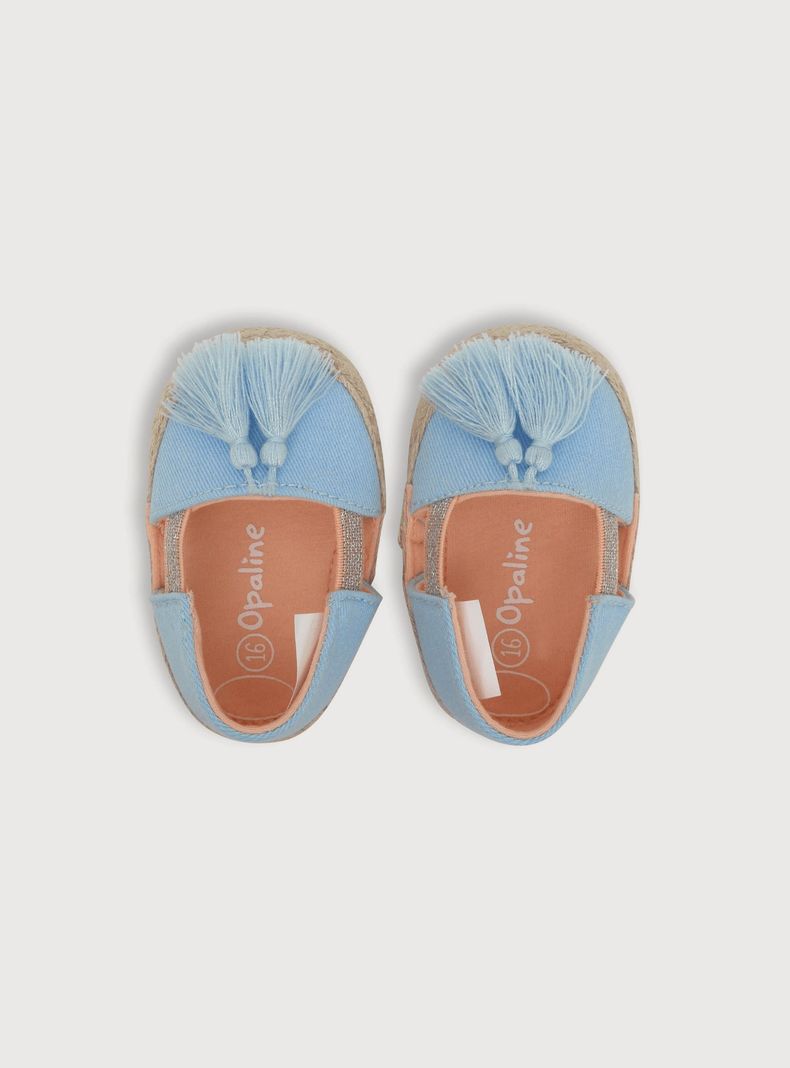 Alpargata Niña Celeste (14 a 18) OPALINE-3