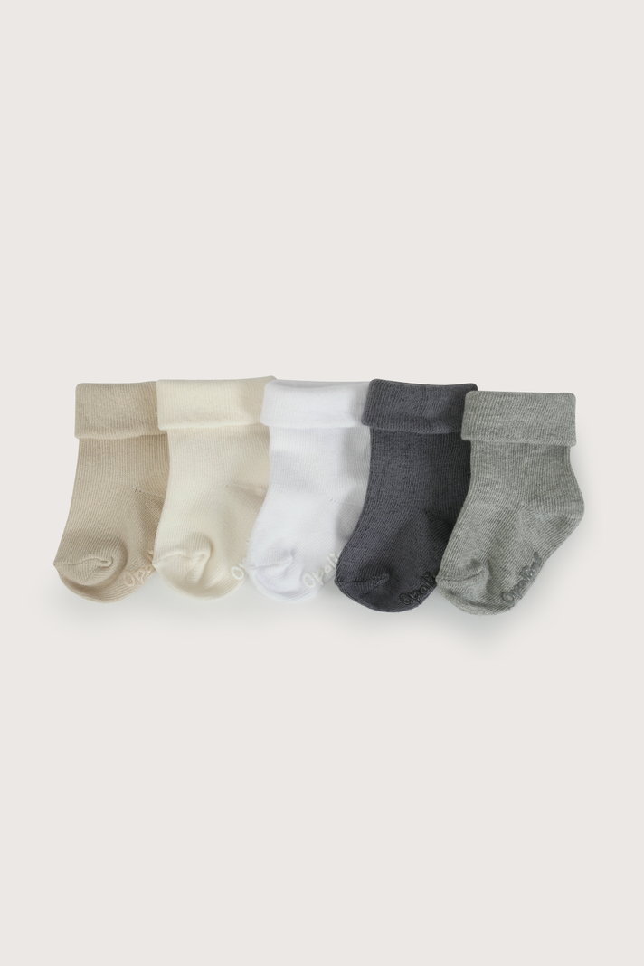 Pack de 5 calcetines de regalo unisex Blanco