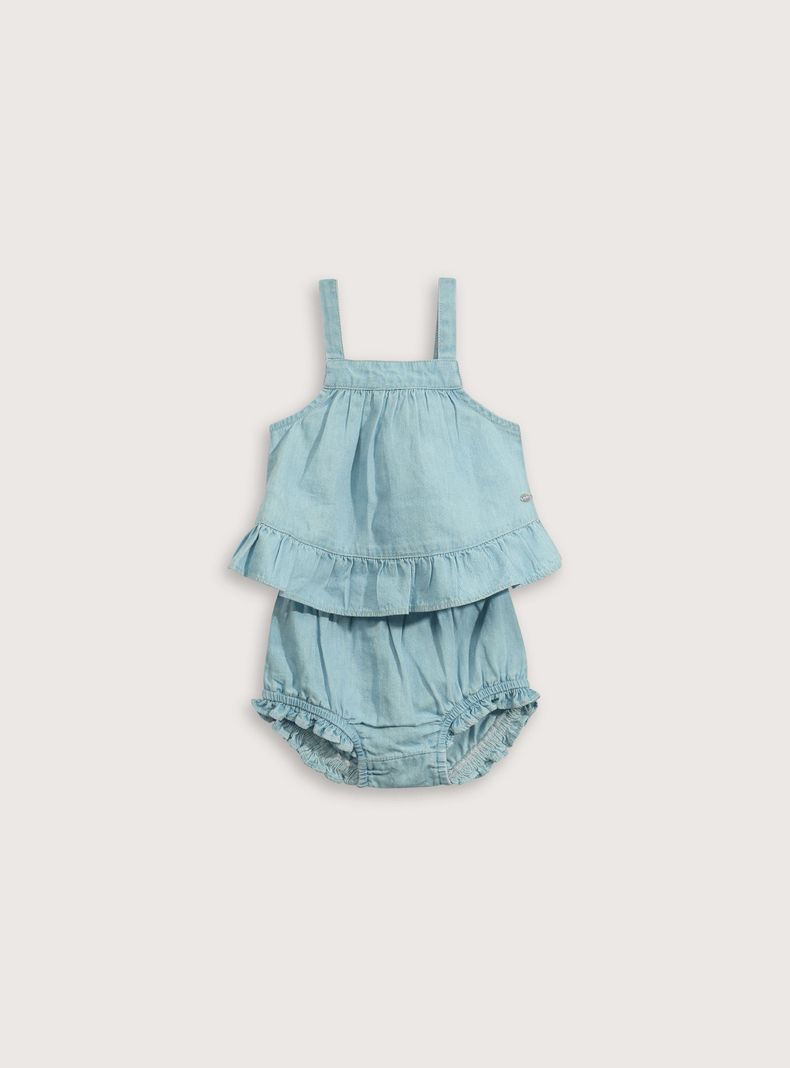 Conjunto Niña Azul 39495 Opaline-0