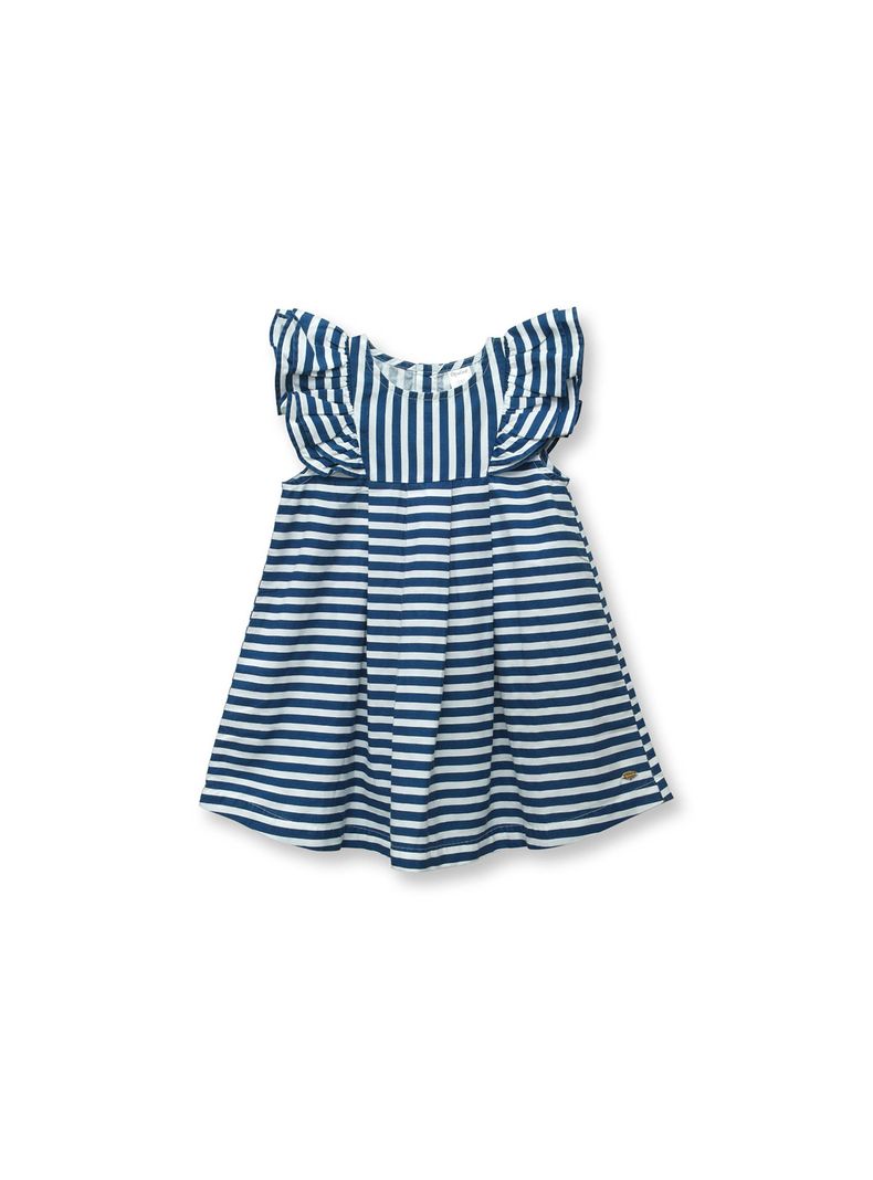Vestido De Niña Marinero Azul (6M A 4A) Opaline-0