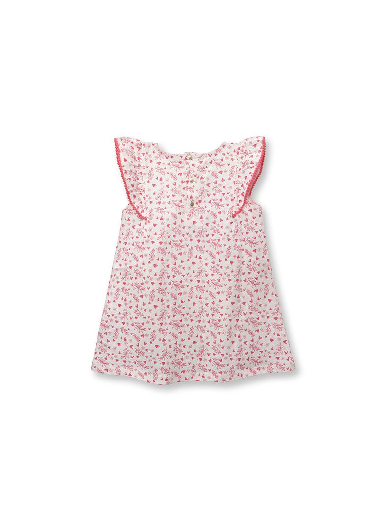 Vestido Niña Vuelos Rosado (6M A 4A) Opaline-1