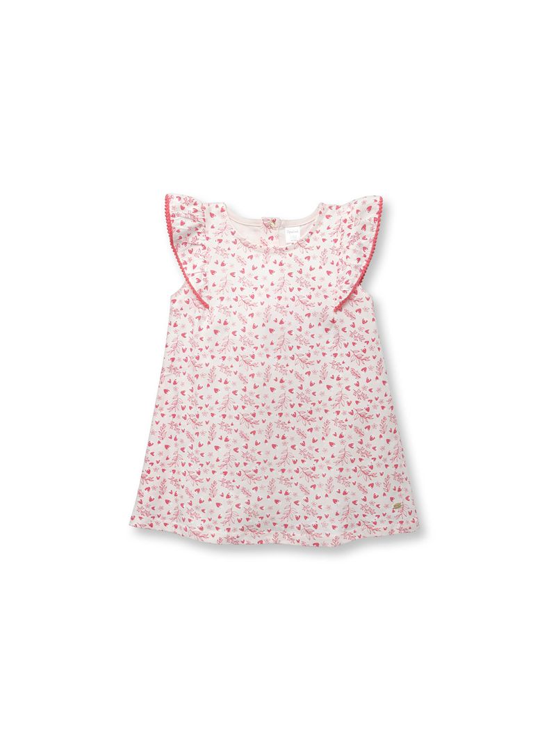 Vestido Niña Vuelos Rosado (6M A 4A) Opaline-0