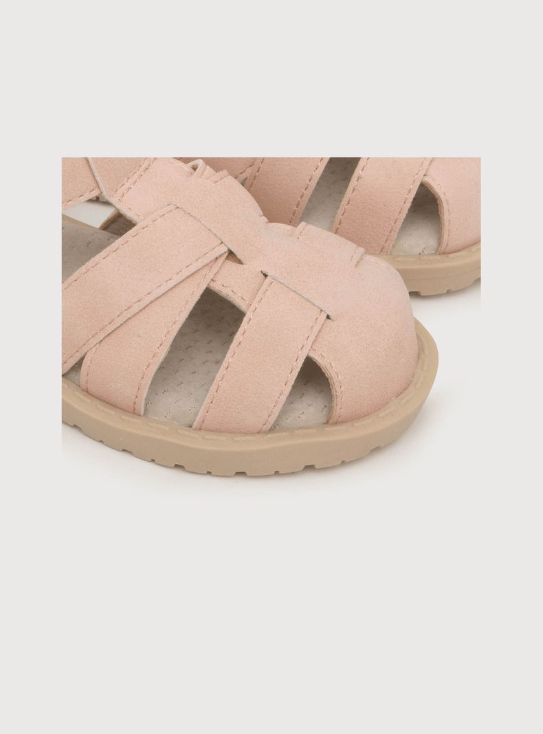 Sandalia De Niña Hebilla Rosado (18 A 21) Opaline-4