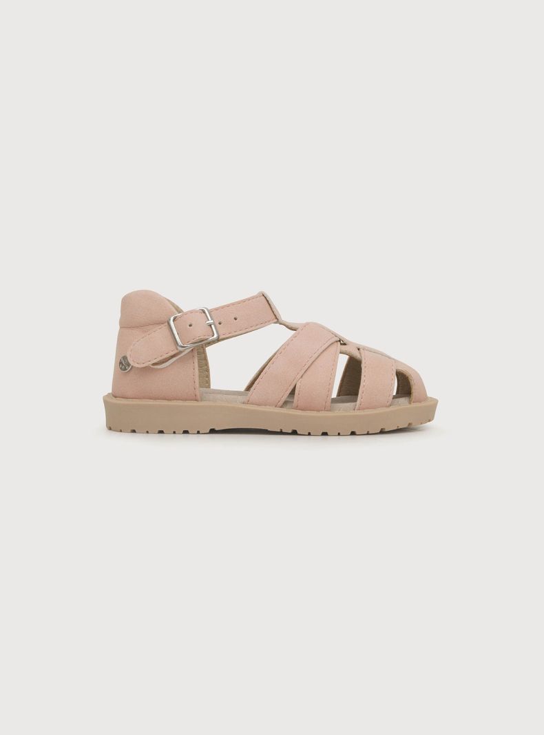 Sandalia De Niña Hebilla Rosado (18 A 21) Opaline-1