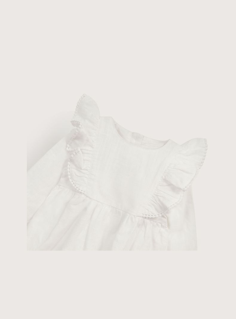 Vestido Niña Blanco 39836 Opaline-2