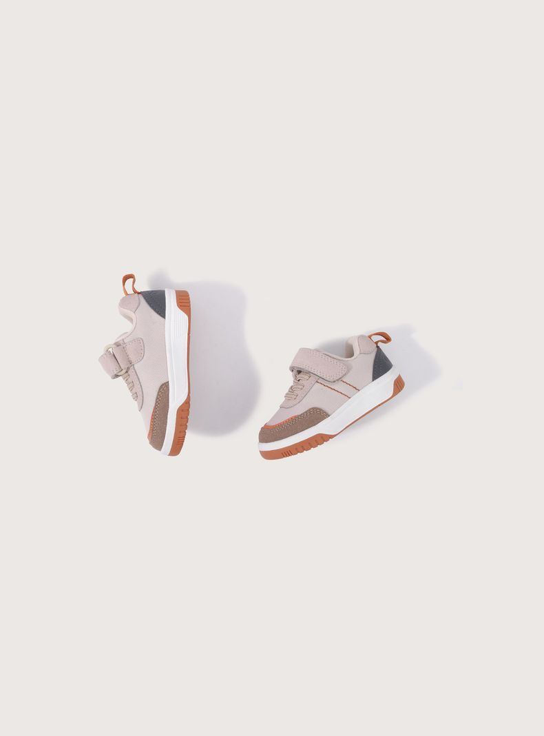 Zapatilla Niño Beige 39300 OPALINE-3
