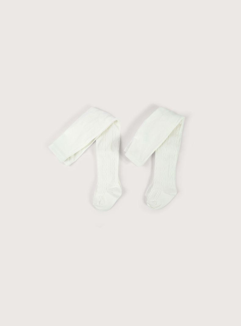 Panty Ballerina Niña Blanco 39741 Opaline-0