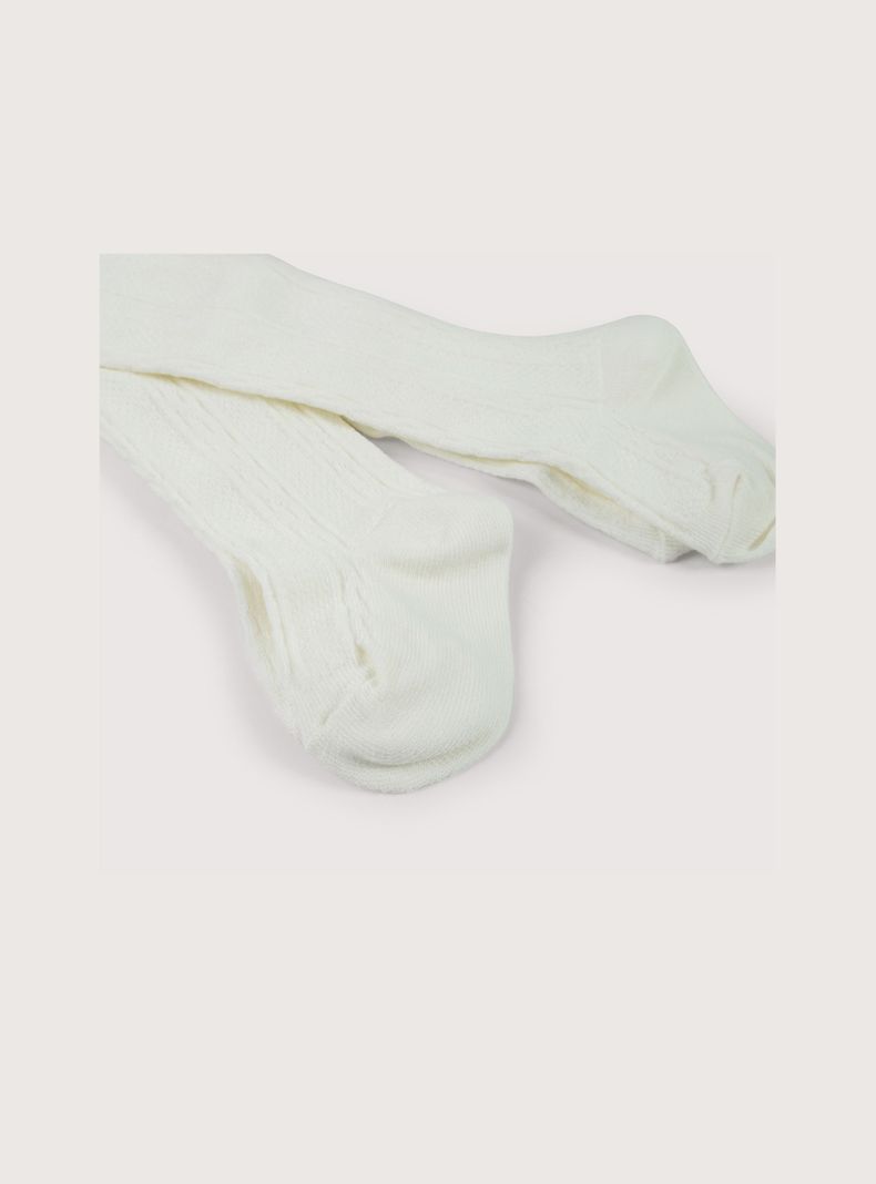 Panty Ballerina Niña Blanco 39741 Opaline-1