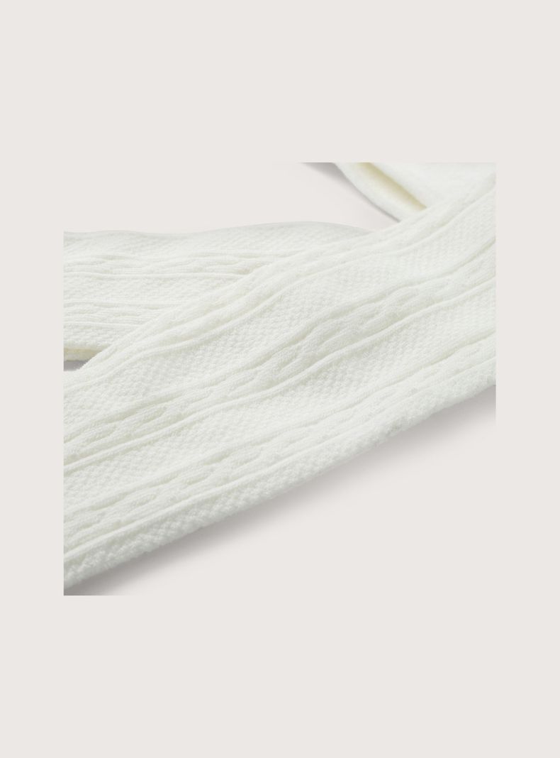 Panty Ballerina Niña Blanco 39741 Opaline-2