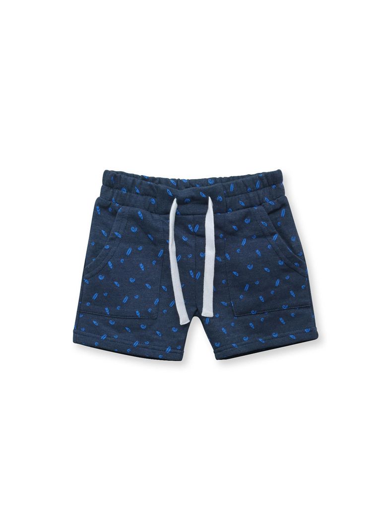Short De Niño Buzo Esencial Azul (6M A 4A) Opaline-0