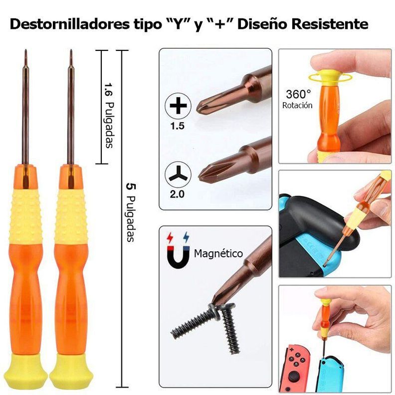 Kit Full Repuesto Joycon Compatible Con Nintendo Switch-3