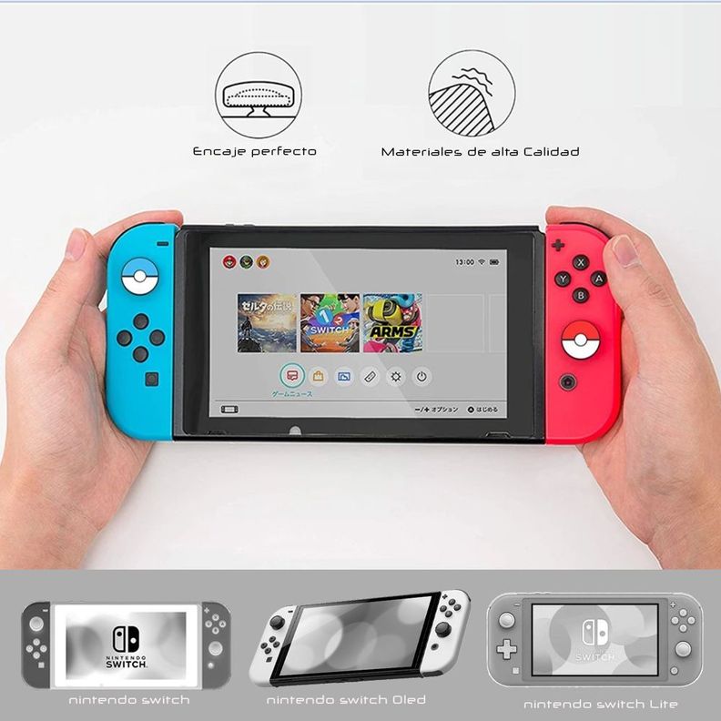 X4 Protectores Joycon Thumb Grips Silicon Nintendo Switch-3