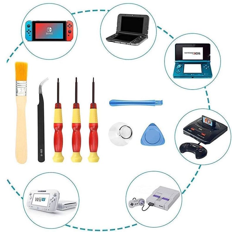Kit Destornillador Nintendo Switch 23 En 1 Repuesto-4
