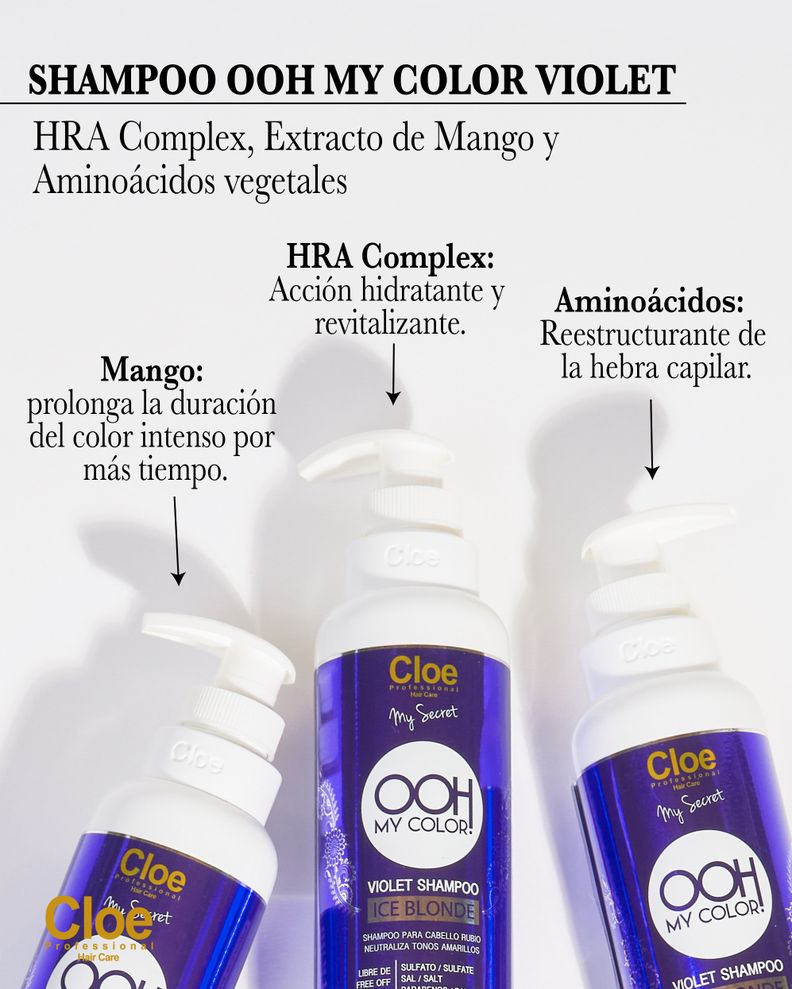 Shampoo Rubios 400ml Cloe-1