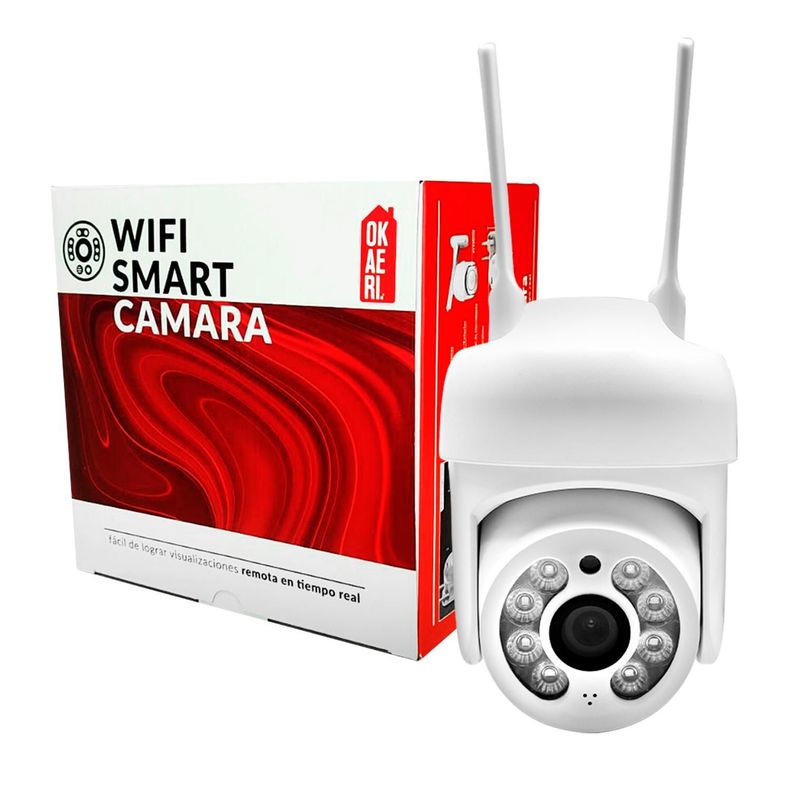 Cámara Ip Con Sensor De Movimiento Impermeable Wifi Full Hd-0