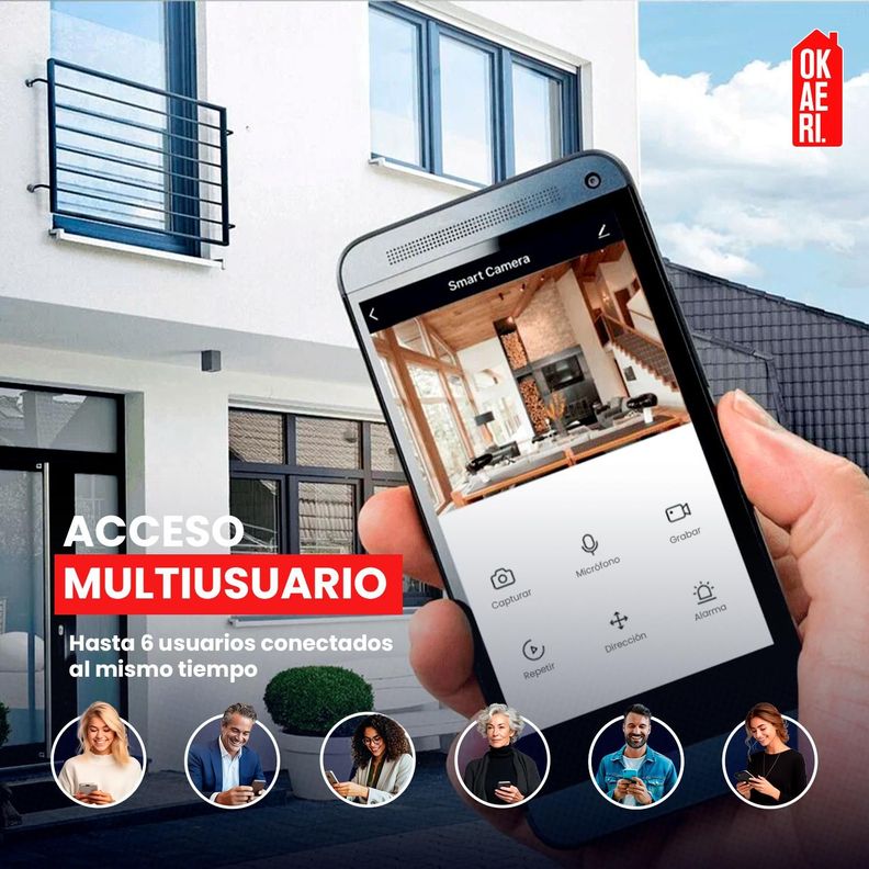 Cámara Ip Con Sensor De Movimiento Impermeable Wifi Full Hd-8
