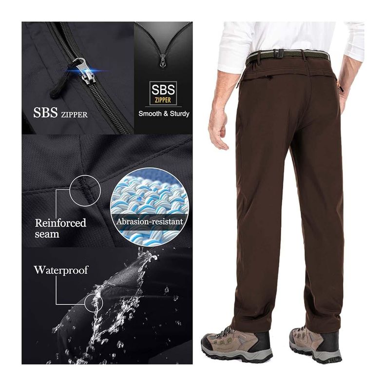 Pantalon Termico Softshell Impermeable-3