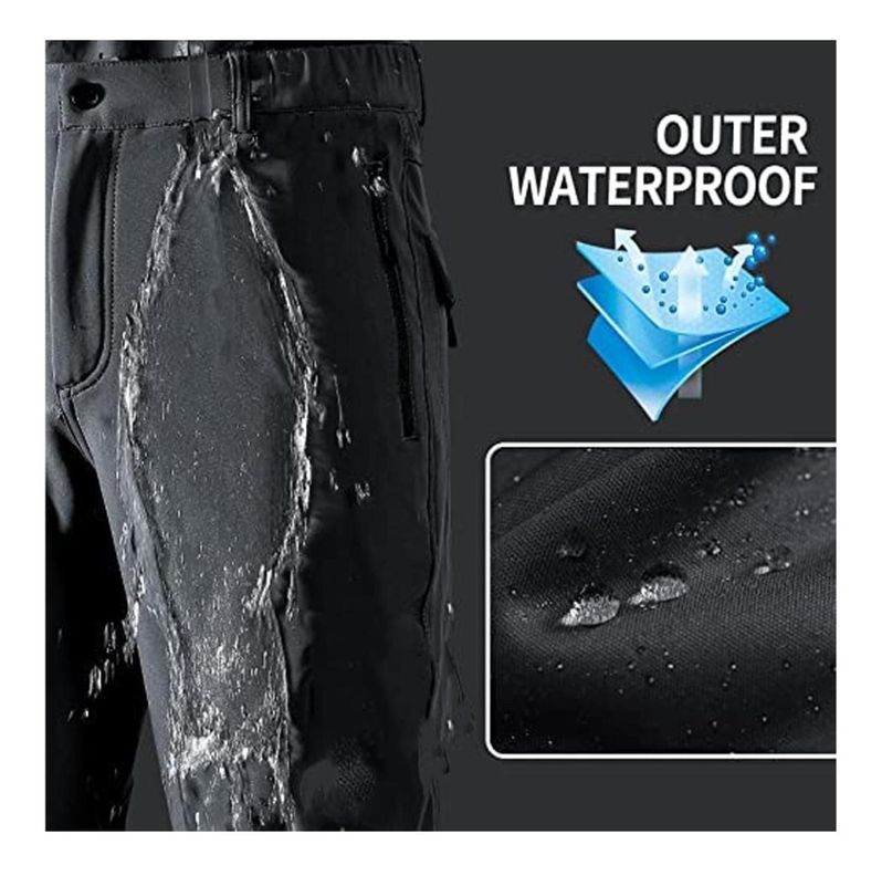 Pantalon Termico Softshell Impermeable-5