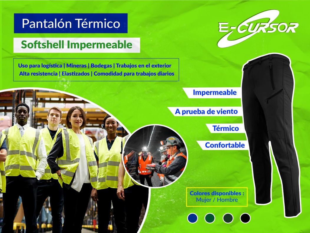 Pantalon Termico Impermeable Softshell Con Micropolar Mujer-8