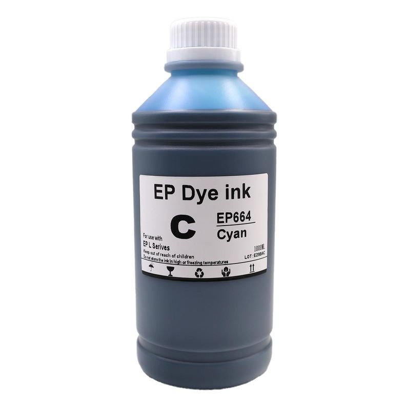 Tinta Dye Premium Compatible Epson T664 1 Lt