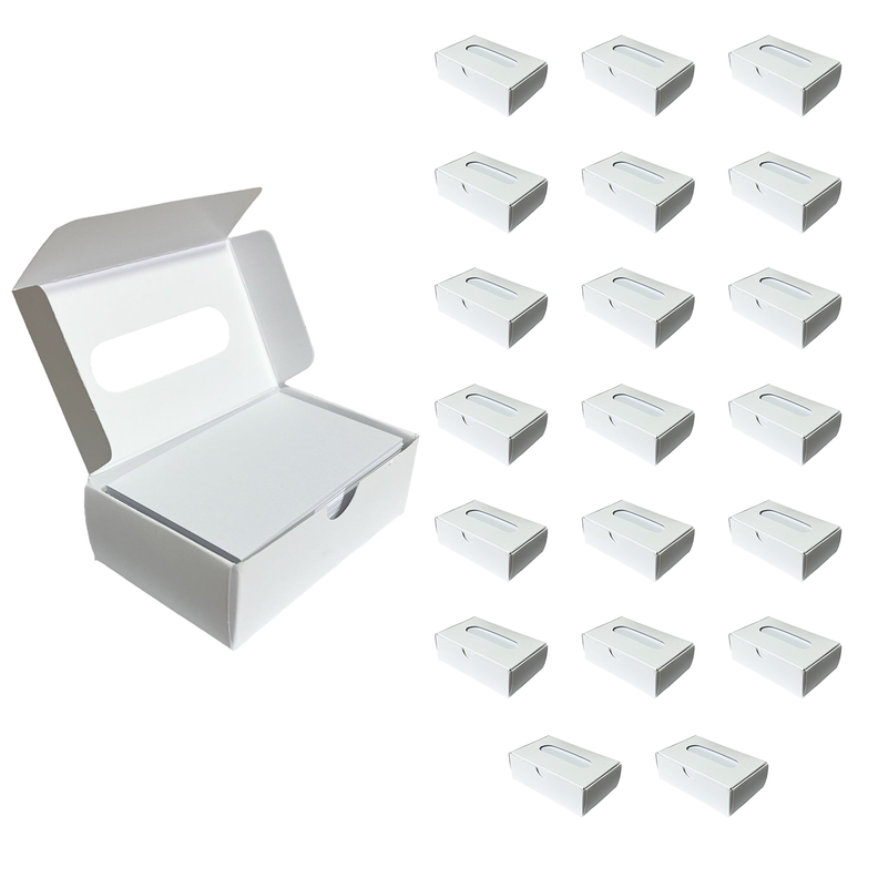 Caja Para Tarjetas De Visitas Presentacion 20 Cajas Blanco