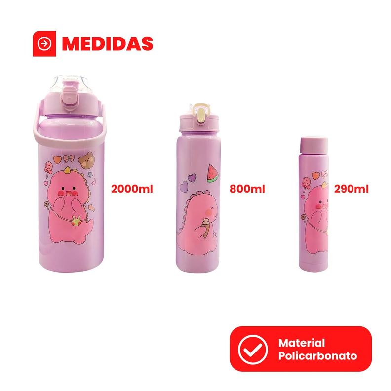 Botellas de Agua Motivacional 2L 3 en 1-7