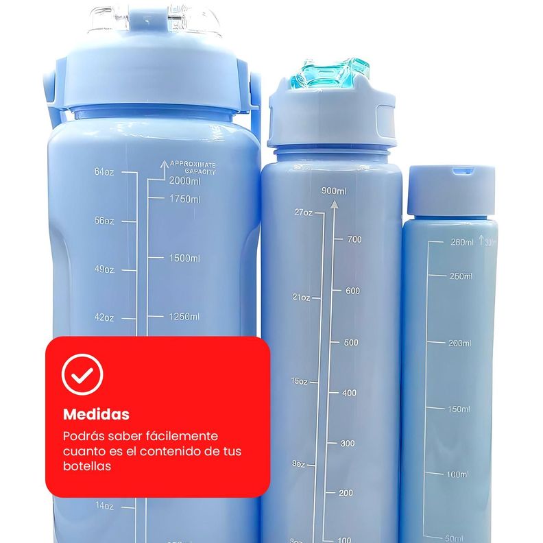 Botellas de Agua Motivacional 2L 3 en 1-8